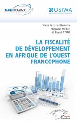 La fiscalité de développement en Afrique de l'Ouest francophone