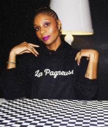 Sweat-shirt à capuche LA PAGNEUSE - Collection Afrikanista